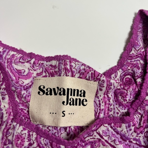 Savannah Jane embroidered top. Size small - Picture 2 of 3